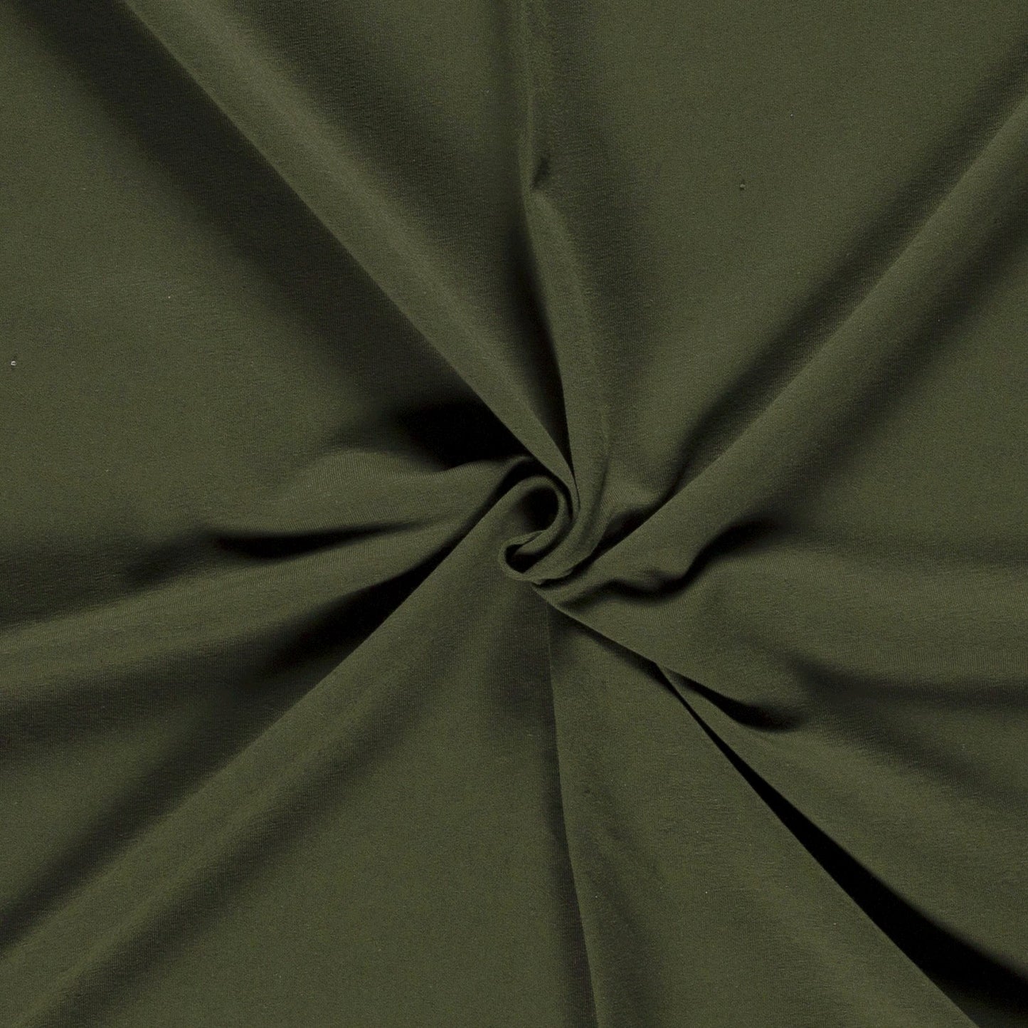 0.5m Bio French Terry khaki-grün