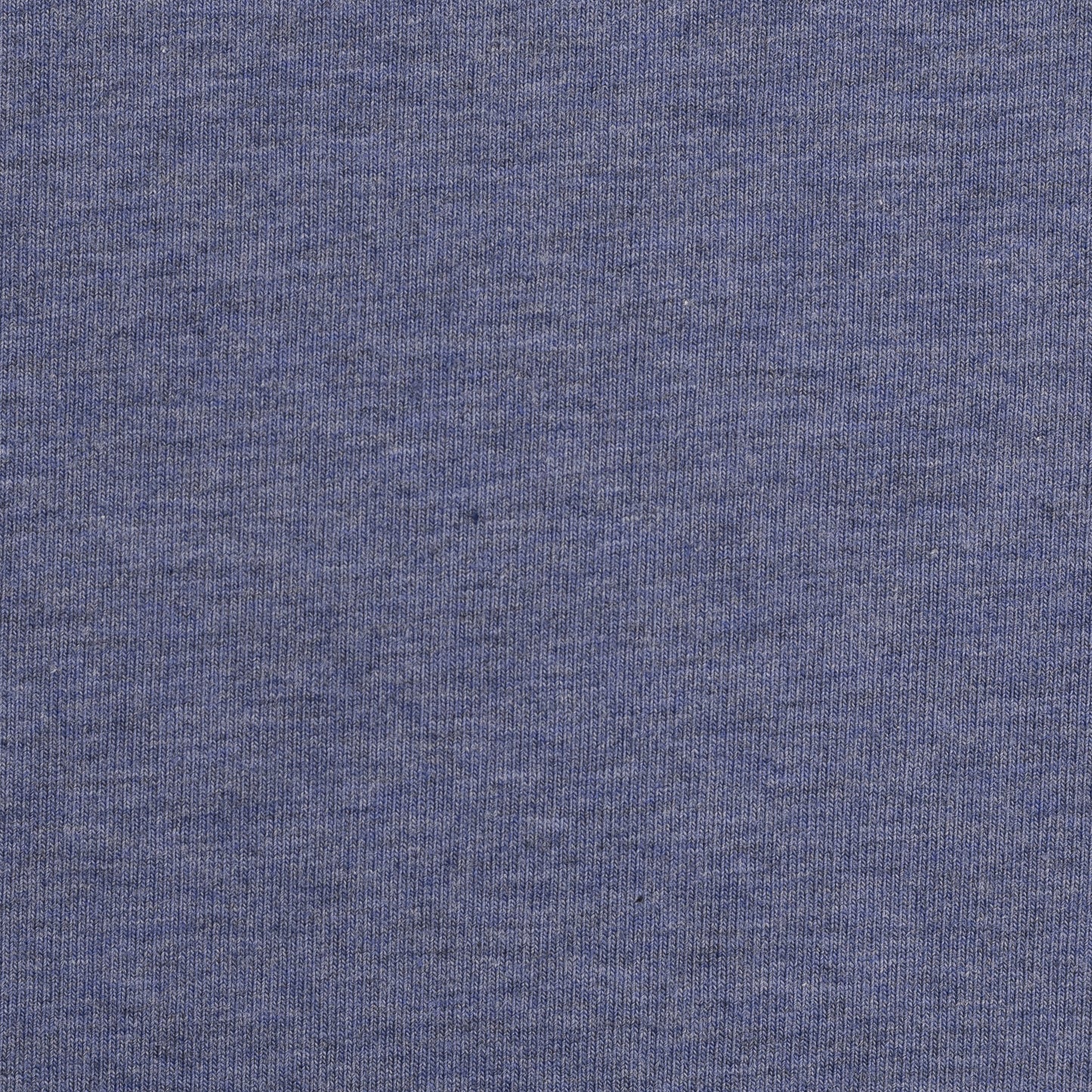 0.5m French Terry blau-melange