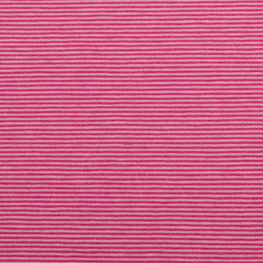 0.5m Jersey rosa-erika gestreift