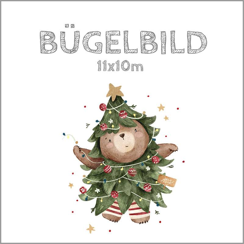 Bügelbild Beary Christmas Tree | 11x10cm *COMING SOON*