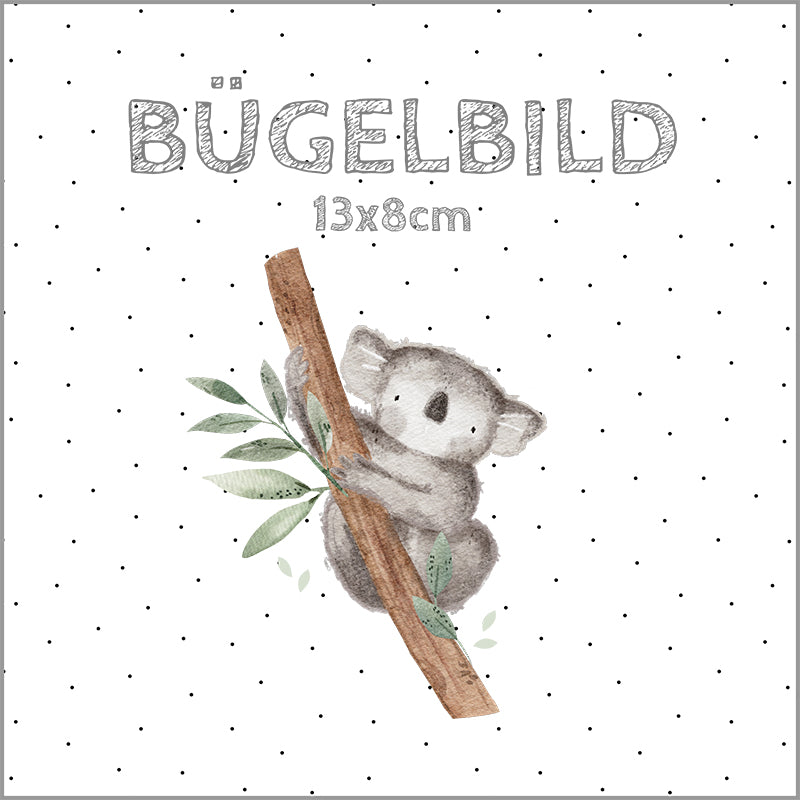 Bügelbild Koala 1 | 13x8cm