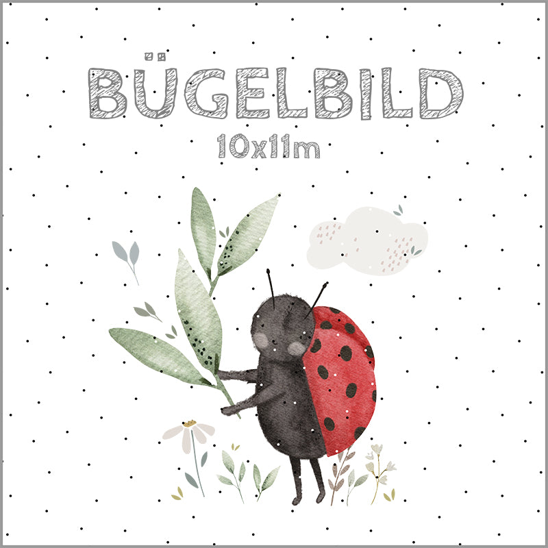 Bügelbild Mr. Ruben Ladybug | 10x11cm