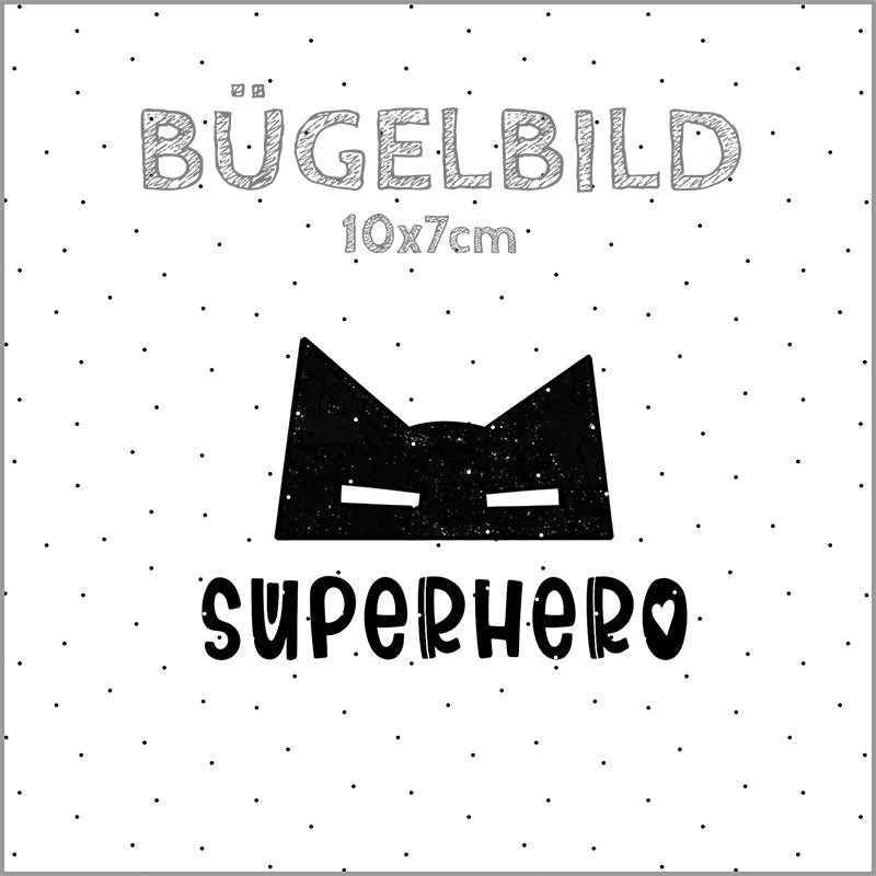 Bügelbild Superhero | 10x7cm