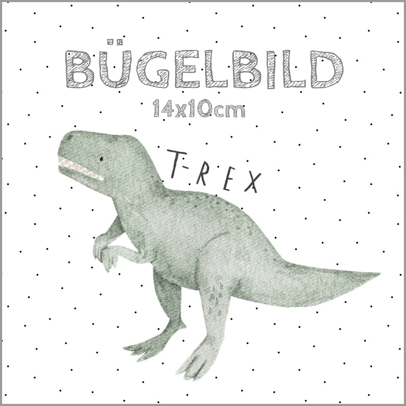 Bügelbild T-Rex | 14x10cm