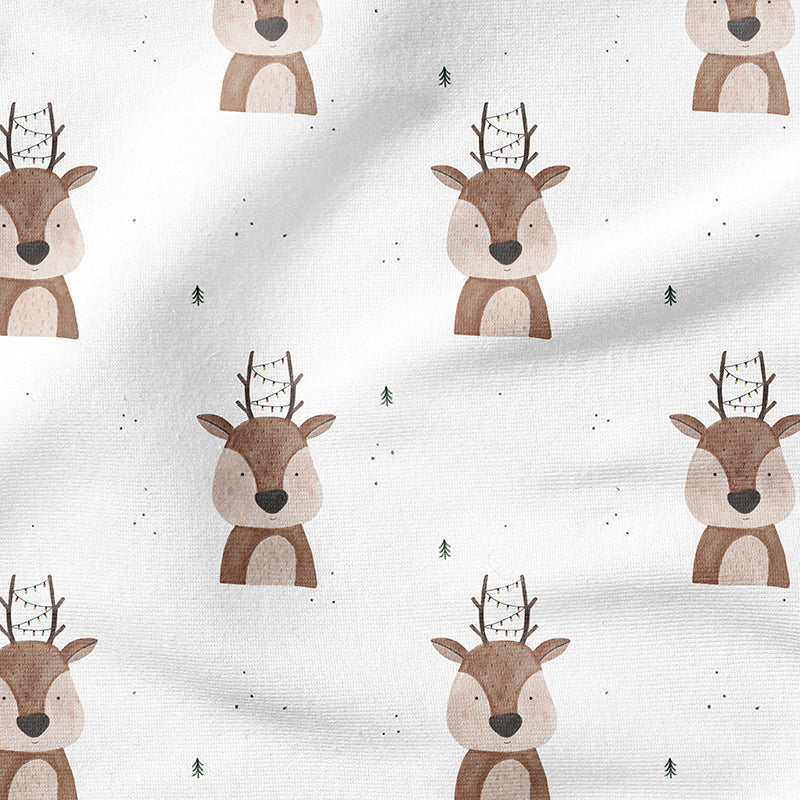 0.5m BIO French Terry Oh Christmas Deer