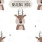 0.5m BIO French Terry Oh Christmas Deer