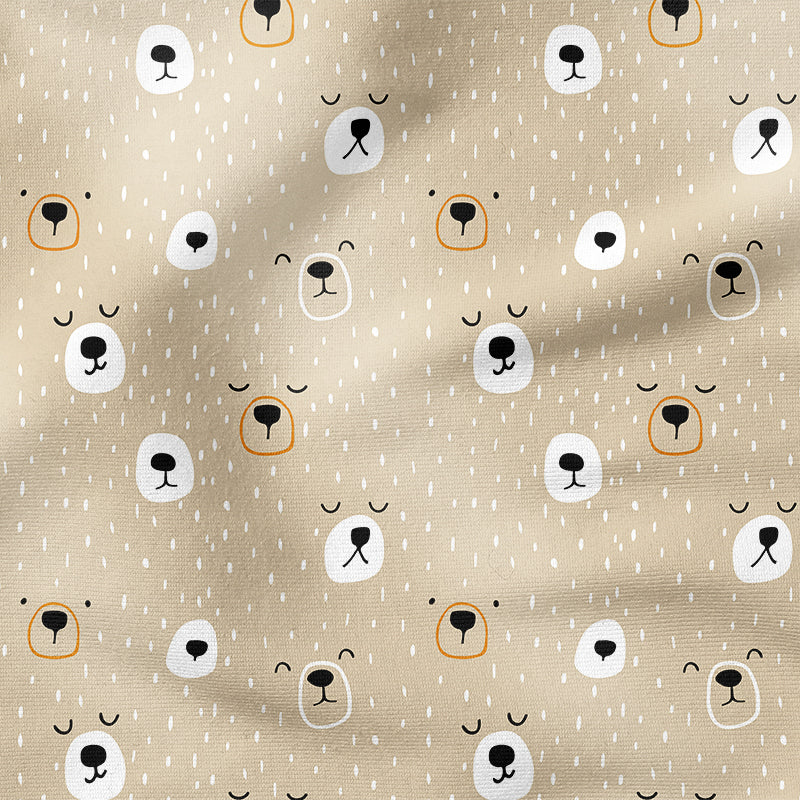 0.5m Biojersey Oh my Bear allover beige