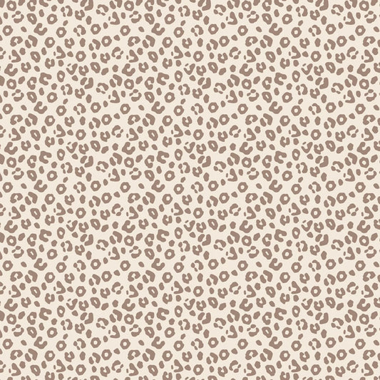 0.5m Ribjersey Leopardenmuster beige