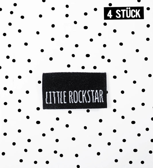 Weblabel Little Rockstar | 4 Stück