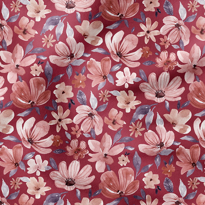 0.5m Biojersey Boho Floral berry *COMING SOON*